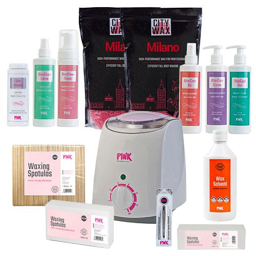 FACE & BODY Waxing Set with Milano City Wax & 800 ml heater (incl. 10% discount)